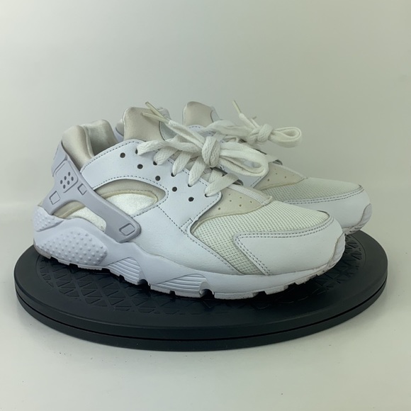 Nike Air Huarache Run GS White Running Shoes 654275-110 Women's Size 8.5 (7Y) - Picture 3 of 12